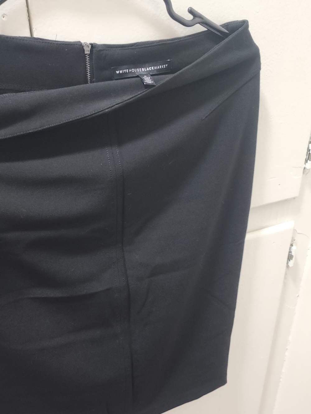 White House Black Market Classic Black Stretch Pencil Skirt